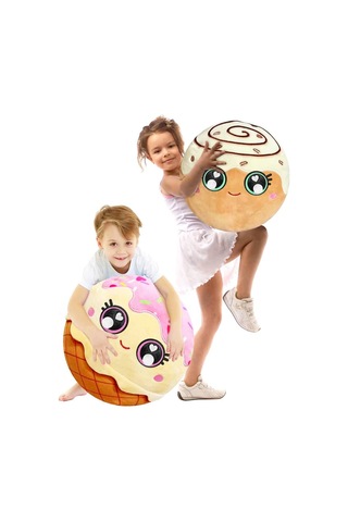 Dev Boyutunda Kocaman Sarılma: Şişme Peluş Cinnamon Roll