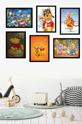 Çocuk Odası Winie Poohh Temalı Ahşap Tablo Seti Renkli - 584981642 Renkli Çocuk Odası Winie Poohh Temalı Ahşap Tablo Seti Renkli - 584981642 Renkli