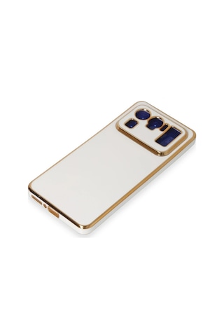 Newface Xiaomi Mi 11 Ultra Kılıf Volet Silikon Glblseme - 84 - Beyaz