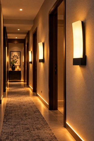 Sırma Sensörlü Duvar Apliği Ip66 Dış Mekan Bahçe Apartman Aydınlatma Ap-7426 Siyah