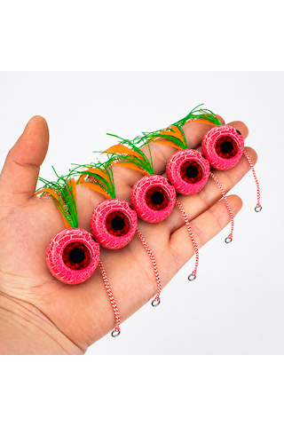 Melek Gözü Kurşun Yeni Nesil Kancalı 150 Gr Pembe Glow