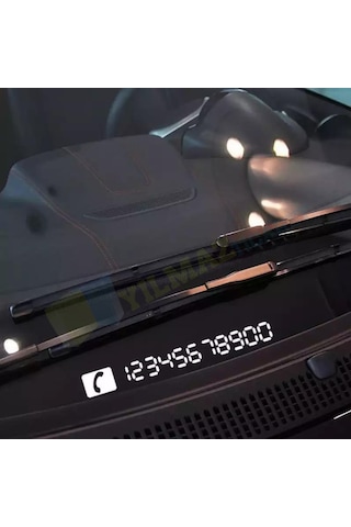 Araç Park Telefon Numaratör Parkmatik Oto Sticker Araba Yapıştırma 2 Adet