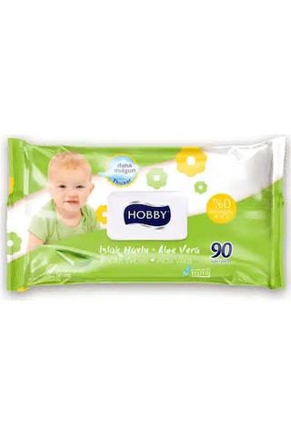 Hobby Islak Havlu Aloe Vera 90'lı