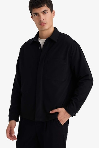 Defacto Poplin Gömlek G6253ax25wnbk81 Siyah-bk81