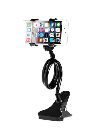 Akrobat Telefon Tutucu Siyah Oynar Başlıklı Portatif Çok Amaçlı Telefon Tutacağı Çok Renkli