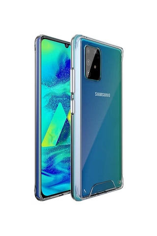 Samsung Uyumlu Galaxy A91 S10 Lite Zore Gard Silikon Renksiz