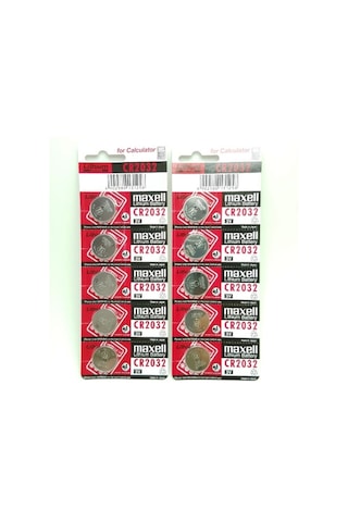 Maxell Cr2032 Lithium Pil 3 V.Cr-2032 2X5 10 Adet Pil