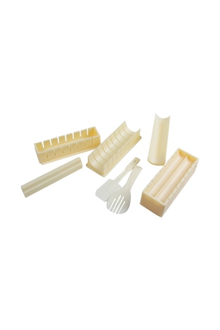 Xindoker Mutfak İçin 10 Parça Çeşitli Şekillerde Kalp, Daire, Dikdörtgen Sushi Ve Zırh Yapımı Seti - Sağlıklı Plasti K Materyal - Kolay Kullanim - Hediye Paketi Diğer