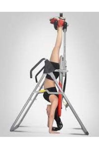 Libor Ters Sehpa Koruyucu Kemerli Bel Şişme Ayarı Sırt Terapis...