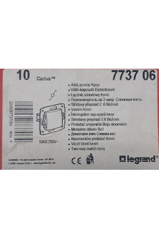 Legrand Cariva 773706 Krem Vavien - Mekanizma