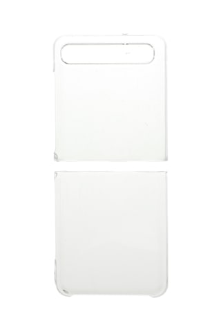 Samsung Galaxy Uyumlu Z Flip İçin Clear Pc Sert Kılıf Cep Telefonu Kılıfı