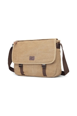 Smart Bags C-active Askılı Postacı Tipi Dosya Çantası Kanvas Kumaş C Active 1317 Gri