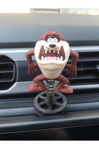 Zıp Zıp Oyuncak Tazmanya Canavarı Yaylı Her Yöne Sallanan