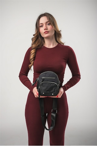 Ççs 18129 Kadın Çapraz Askılı Çanta Siyah