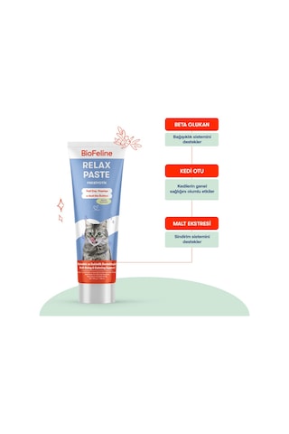 Biofeline Kediler İçin Rahatlatıcı Etkili Malt Macunu 100 G