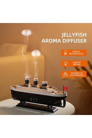 Gemi Buhar Makinası Humidifer Difüzör Çocuk Ve Bebek Odaları İçin Hava Nemlendirici