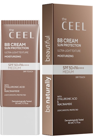 The Ceel BB Krem Medium SPF 50+ PA++++ Güneş Korumalı Leke Karşıtı ve Nemlendirici Etkili 50 ml