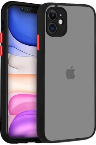 Apple Uyumlu iPhone 11 Kilif Lens Korumali Mat Silikon Kapak 431302356
