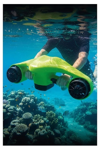 Triathlon T-249 Elektrikli Deniz Scooter 1200w Çift Motor Yeşil