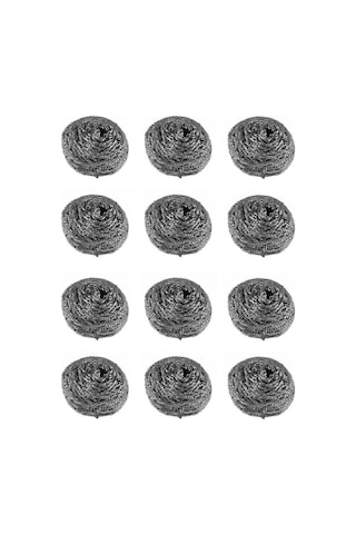 Sinerjishop 12 Adet Paslanmaz Bulaşık Teli Endüstriyel Boy 40 G