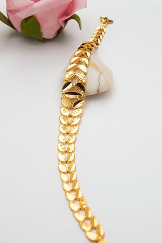 Latif Kuyumculuk 22 Ayar Altın Füzyon Döküm Kadın Bileklik Lkblk1218 Altın Sarı Altın