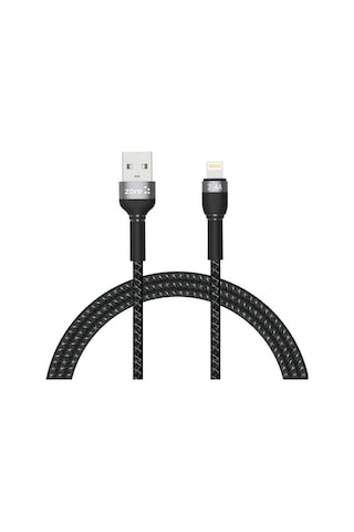 Zore Shira Serisi Lightning Usb Kablo 1 Metre-Siyah