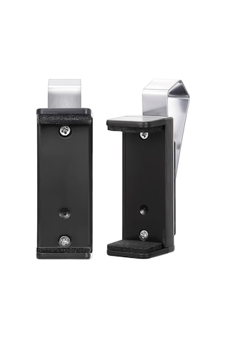 Youtek Ev Tipi Garaj Kapısı Kumanda Klipsi - Araç İçi Uzaktan Kumanda Tutucu, 2 Adet Siyah