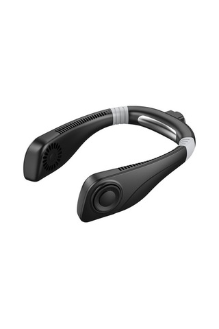 Plz Shop Aromaterapi Yapraksız Soğutma Asma Boyun Fan Mini Usb Fan Siyah Zefw33 Siyah