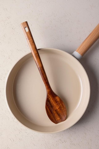 The Mia Natura Akasya Spatula 34x7 Cm Kahverengi