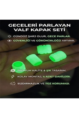 Fosforlu Gece Parlayan Sibop Kapağı