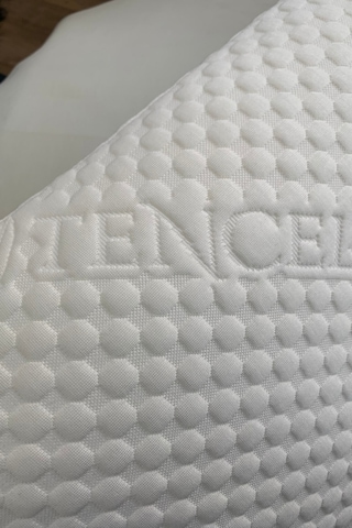 Rudu Tencel Kılıf, Ortopedik, Sertifikalı Visco Sünger Yastık 60x40x15 Cm 1250gr Omuz/boyun Destekli Beyaz