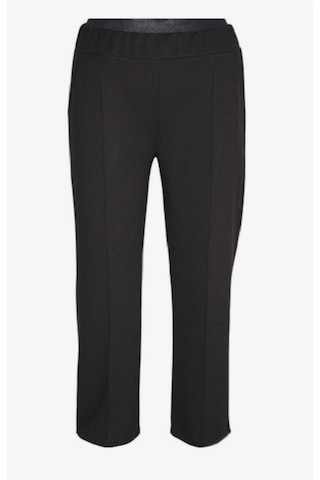 Çelik Dokuma Beli Lastikli Pantolon Siyah