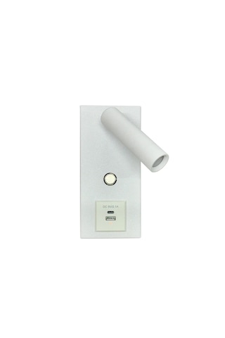 Voxlamp Otel Ve Yatak Başı Okuma Aplik Beyaz