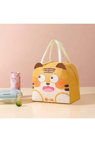 Karikatür Gıda Çantası Yalıtımlı Öğle Yemeği Kutusu Çantaları Sarı Diğer