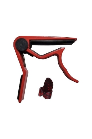 Profesyonel Birinci Kalite Kırmızı Kapo Gitar Saz Ukulele Bağlama