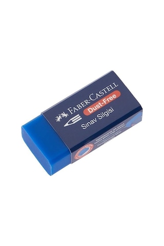 Faber Castell Faber-Castell No:24 Orta Boy Mavi Sınav Silgisi 10 Adet