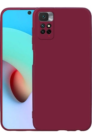 Noktaks - Xiaomi Uyumlu Xiaomi Redmi Note 11s Global - Kılıf İçi Kadife Koruyucu Mara Lansman Kapak - Kırmızı