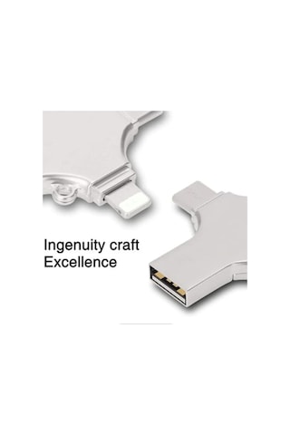 Otg 4in1 Cep Telefonu Çok Fonksiyonlu Usb Flash Bellek 128 G Tdrtr 1