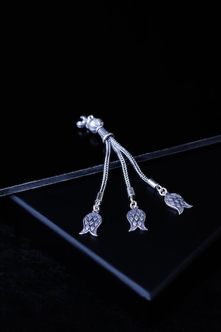 Encili Silver 925 Ayar Gümüş Üç Sallantılı Lale Detaylı Tesbih Püskülü Gümüş Encili Silver 925 Ayar Gümüş Üç Sallantılı Lale Detaylı Tesbih Püskülü Gümüş