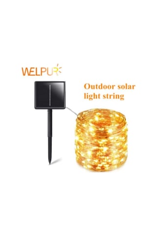Solar Led (33 Metre 330 Led 8 Modlu) Güneş Enerjili Su Geçirmez