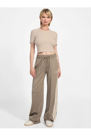 Guess Carla Kadın Kahverengi Aktif Top V5yp08k8rt2-g1dr Kahverengi