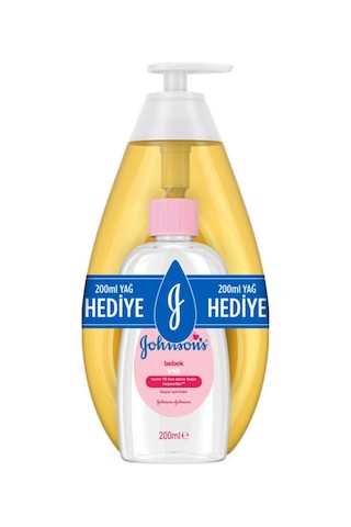Johnson's Baby Bebek Şampuanı 200 ML + Bebek Yağı 200 ML