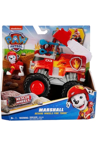Paw Patrol Rescue Wheels Temalı Araçlar Marshall