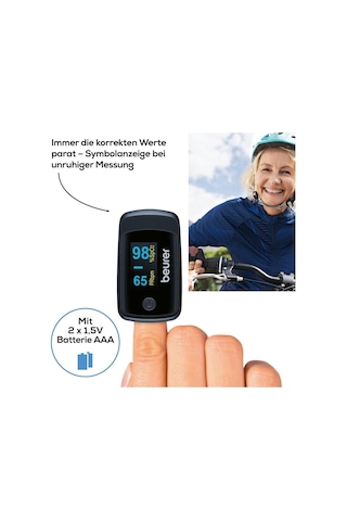 Beurer PO 45 Oksijen Ölçüm Cihazı Parmak Tipi Pulse Oksimetre