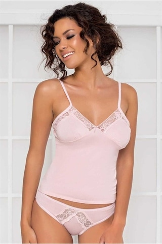 Pierre Cardin 350 Kadın İp Askılı Atlet Külot Takım-pudra Pudra