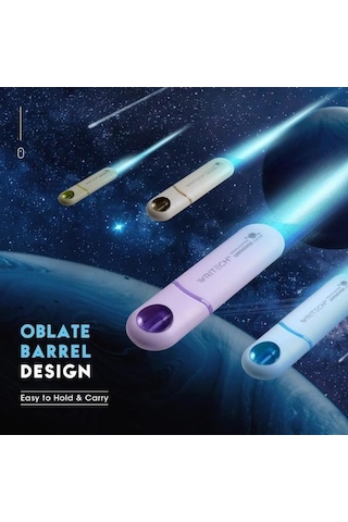 Writech Astronot Fosforlu Kalem Seti Neon Renkler 4'lü Set - W-8154/4set Çok Renkli
