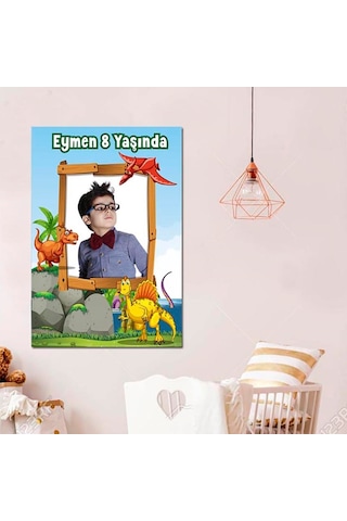 Dinozor Temalı Fotoğraflı Afiş Dikey Dinozor Temalı Fotoğraflı Afiş Dikey