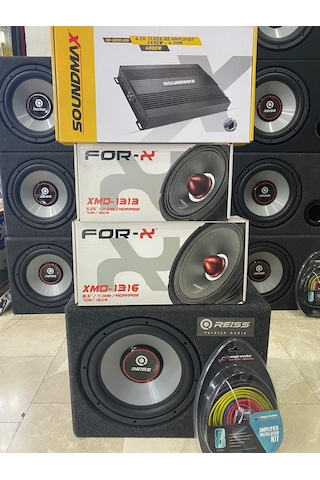 Reıss Takım Set 30Cm Bass Forx 16Cm 13Cm Midrange Soundmax Anfi