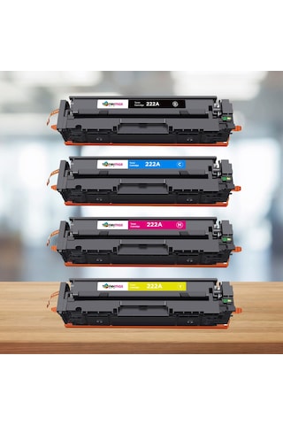 Hp Laserjet Pro 3288 Uyumlu Toner Takımı Çipli / 222a - W2220a Siyah - Mavi - Sarı - Kırmızı