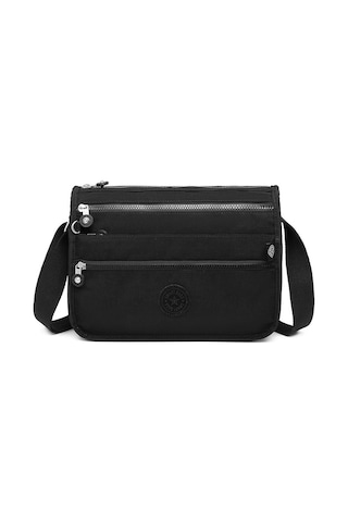 Smart Bags 1128 Krınkle Kumaş Postacı Çantası Siyah